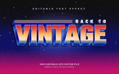 retro text effect