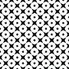 Black and white surface pattern texture. Bw ornamental graphic design. Mosaic ornaments. Pattern template. Vector illustration.