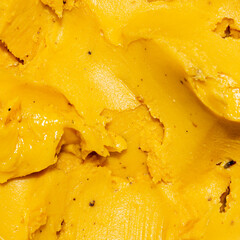Bee honey mixed with propolis.Natural bee honey with propolis background.