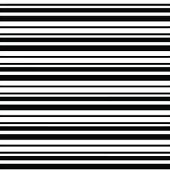 horizontal black and white striped background. Vector illustration. 