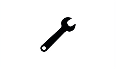 Wrench Metal Spanner Icon Vector Design Template