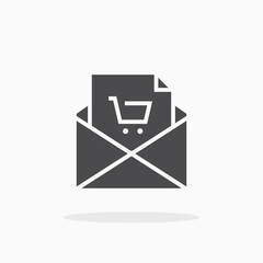 Email marketing icon.