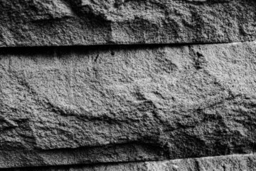 stone wall texture in black and white
