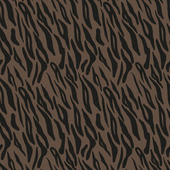Black tiger seamless pattern background