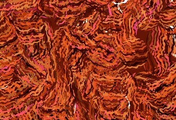 Fototapeta premium Dark Red vector pattern with wry lines.