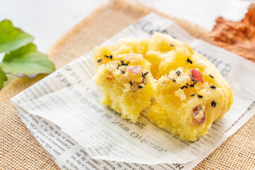 さつま芋の蒸しパン