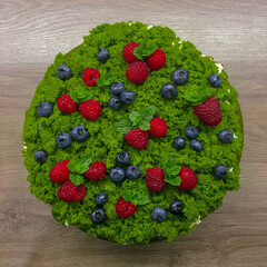 forest moss cake