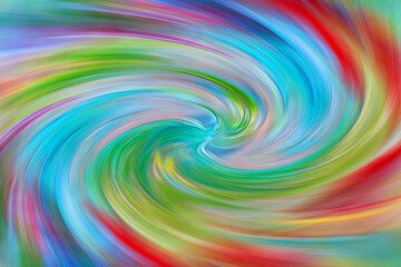 Abstract rainbow spiral background illustration