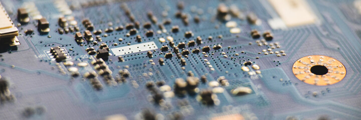 Electrical circuit mother board from computer