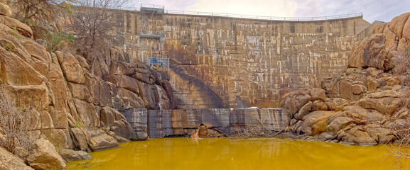Base of Watson Dam AZ