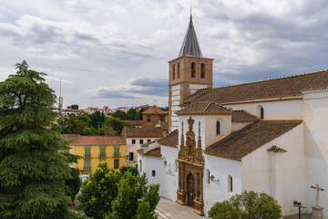 View of the Granada city of Guadix in Andalucia, Spain 