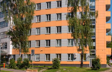 The building of the new city polyclinic. Europe