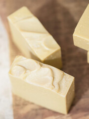 Organic natural handmade bay laurel soap. Aleppo Soaps. Spa organic soap.