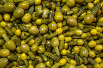 Awesome mixed olives with peppers