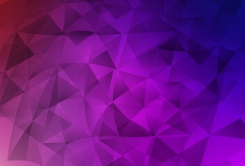 Light Purple, Pink vector backdrop with lines, triangles.