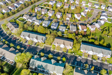 Small town houses from the village of America