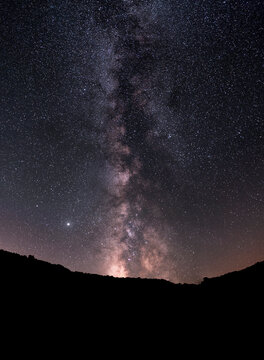 Arch of the Milky Way. Nice photograph of the core of the Milky Way