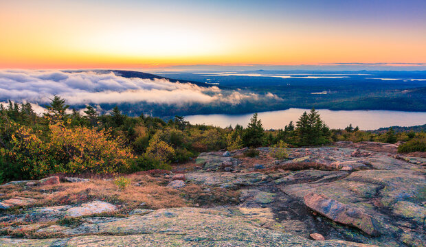 Sunset on Cadillac Mountain