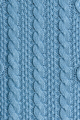 Texture of knitted fabric as background