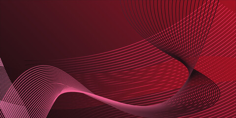 Abstract background red with line