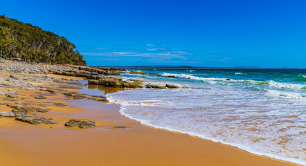Noosa National Park Coastline, Queensland, Australia - obrazy, fototapety, plakaty