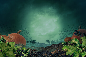 Halloween Autumn Background