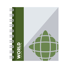 notebook with corporate identity