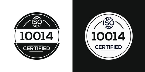 Obraz premium Creative (ISO 10014) Standard quality symbol, vector illustration.