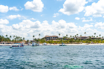 View of the Bay of Punta Cana located in the Dominican Republic.