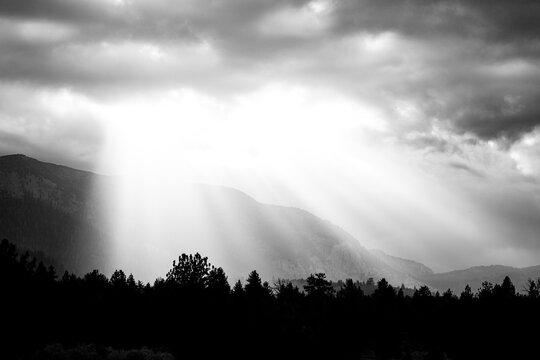 Heavenly rays from above