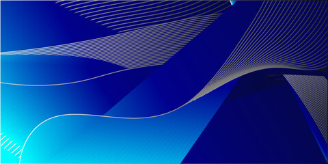 Blue abstract background with line