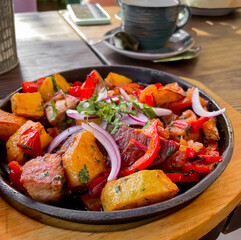 chicken with vegetables