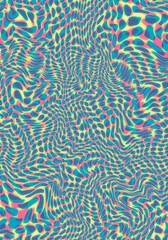 Ilusion visual colorida