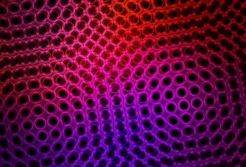 Dark Pink, Yellow vector backdrop with dots.