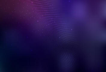 Dark Purple vector Beautiful colored illustration with blurred circles in nature style.