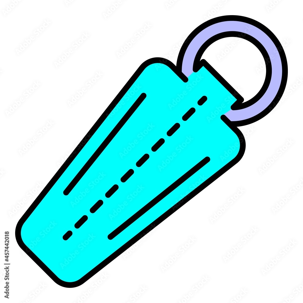 Poster climb tool icon. outline climb tool vector icon color flat isolated on white