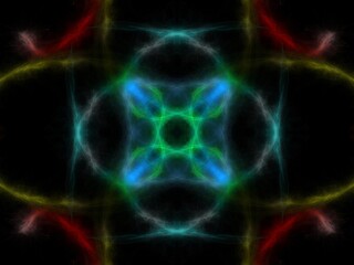 background with particles mandalas effect background 