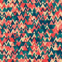 seamless geometric pattern with triangles