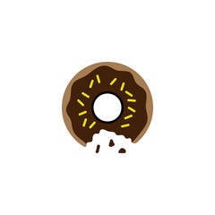 Donut icon design illustration vector