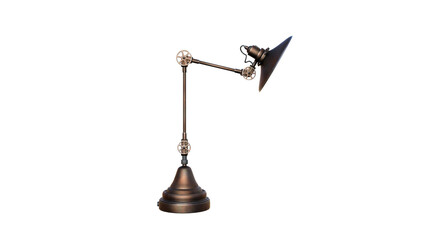 3d model of a table lamp in different angles and poses rendered for your collage as a prop. 3d rendering, 3d illustration.