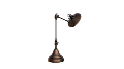 3d model of a table lamp in different angles and poses rendered for your collage as a prop. 3d rendering, 3d illustration.
