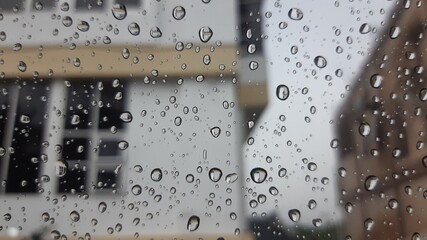 rain drops on the window