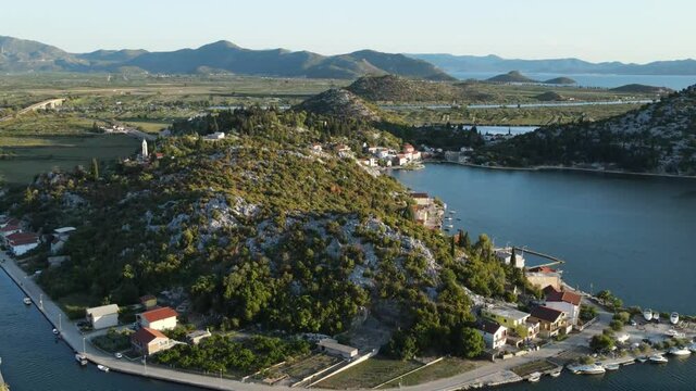 Rogotin a small village in south Croatia is surrounded with protected nature reserve of delta river Neretva