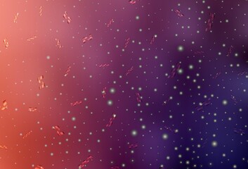 Dark Pink, Red vector texture in birthday style.