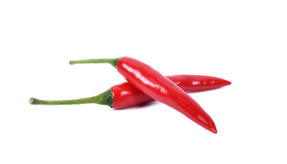chili pepper isolated on white background