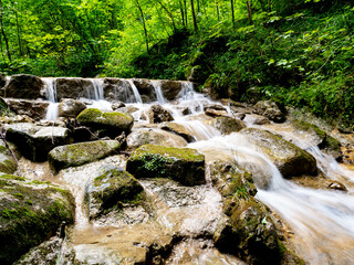 Fototapeta na wymiar Wasserfall Nesselwang