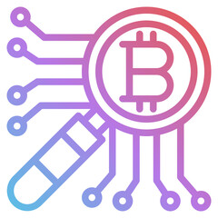 search gradient icon