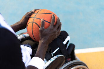 Details of paraplegic basketball player 