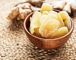Sweet and spicy candied ginger