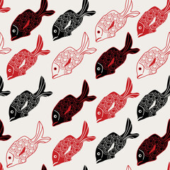 pattern with fish
